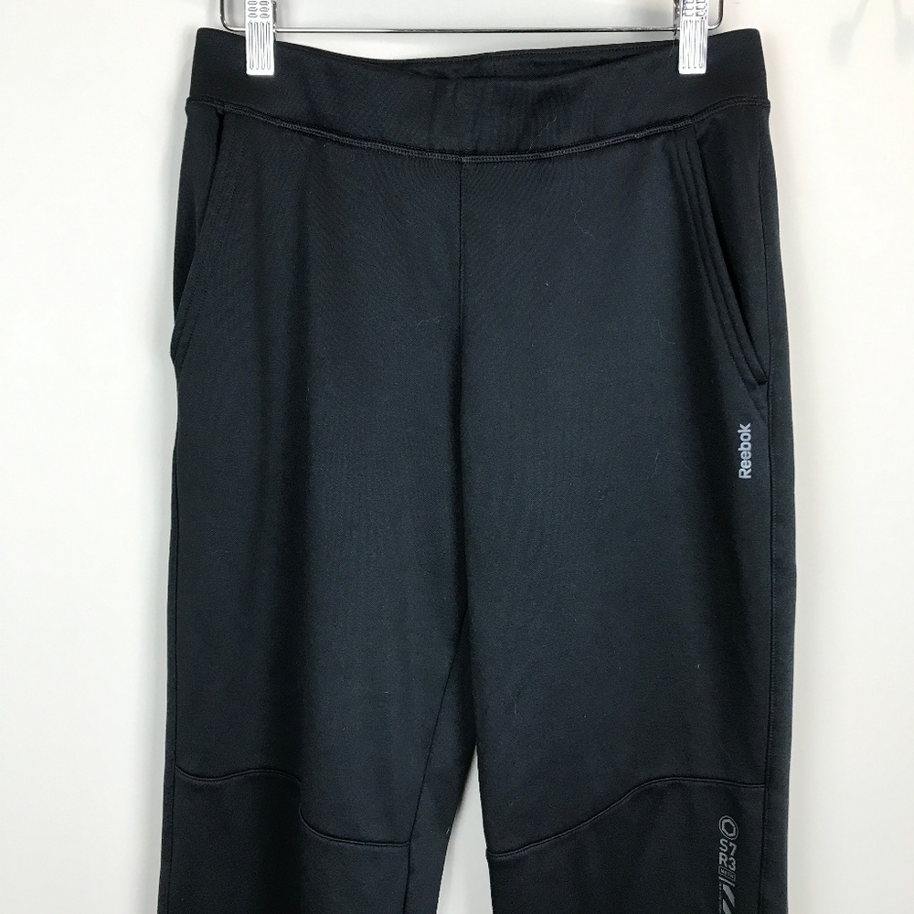 Reebok Youth Sz L Black Knit Pants